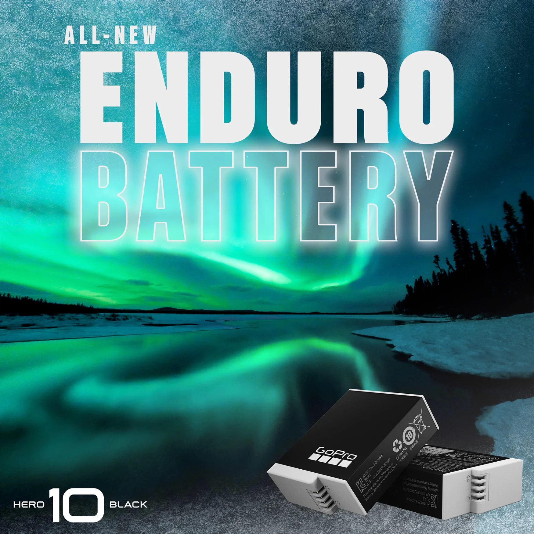 GoPro Hero 10 Enduro battery.