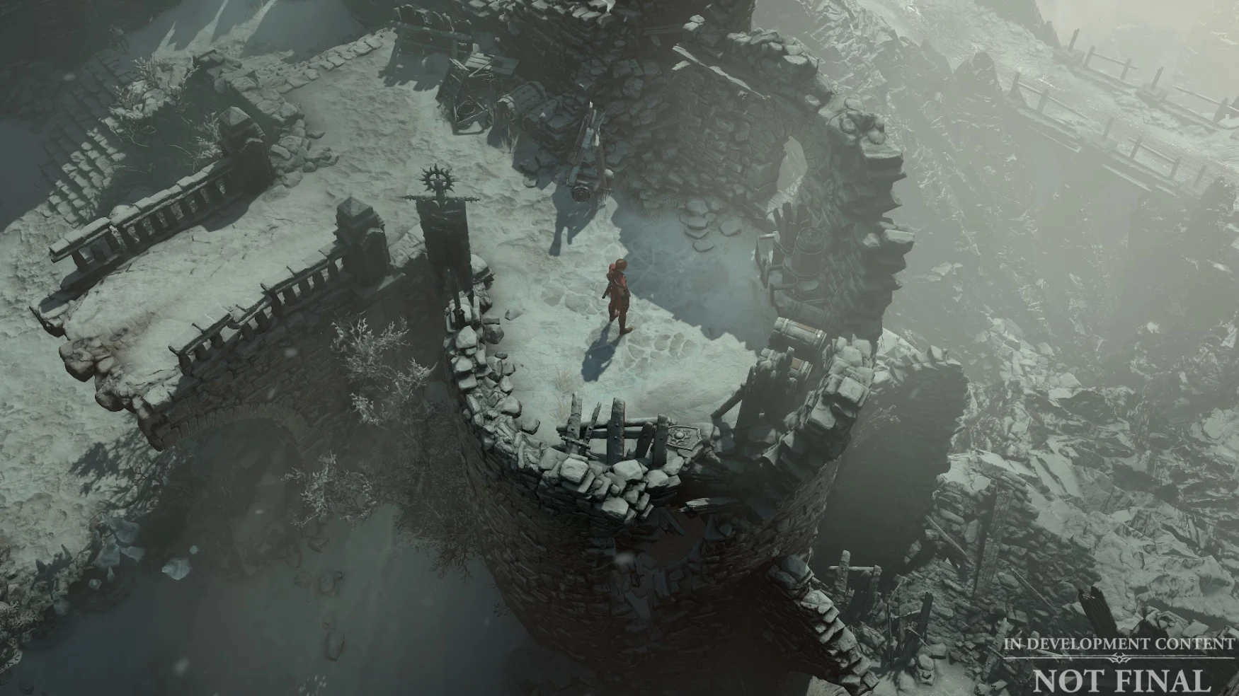 A screenshot showing off one of Diablo IV's open-world environments. 