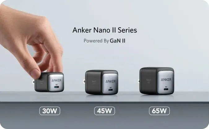 Anker GaN II chargers