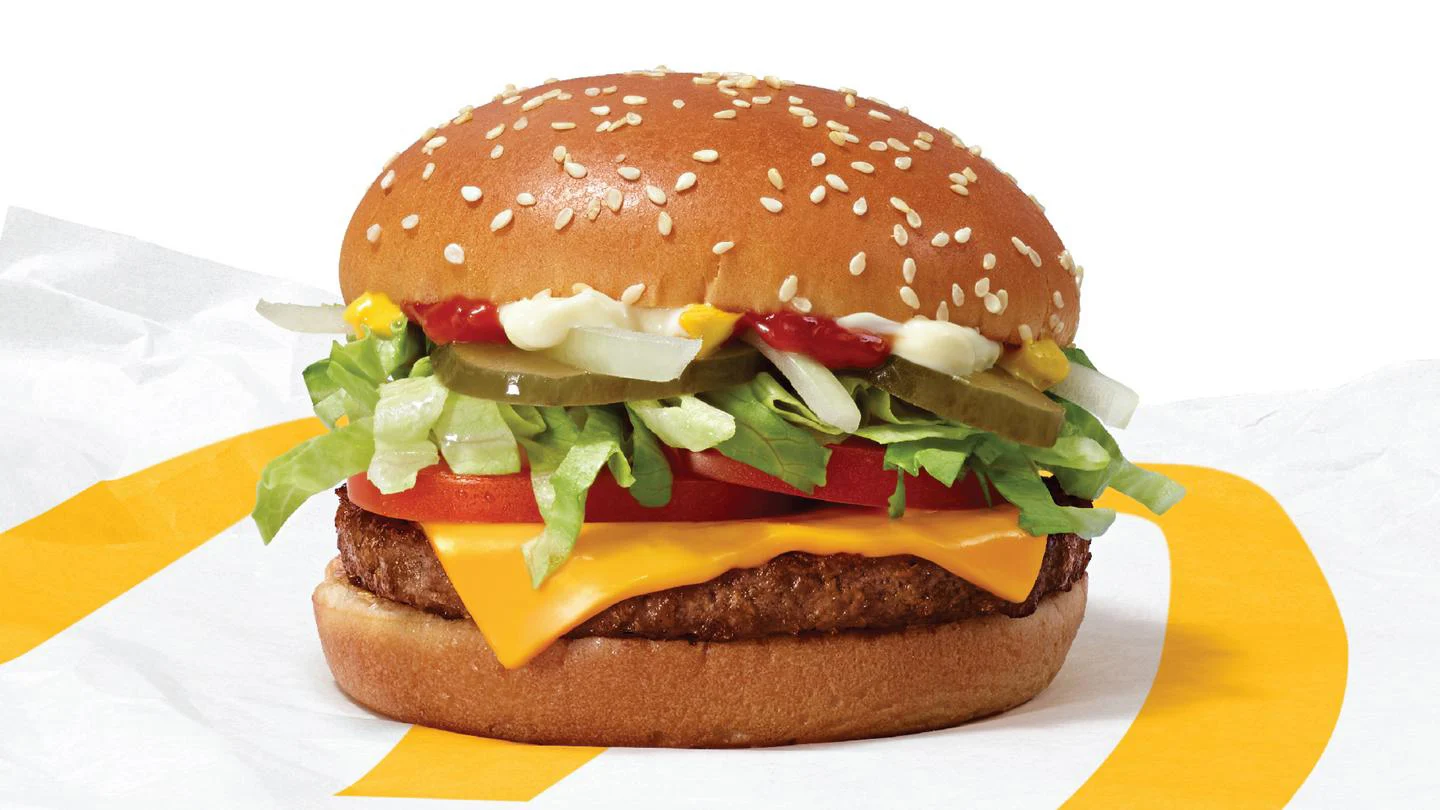 McDonald's McPlant plant-based burger 