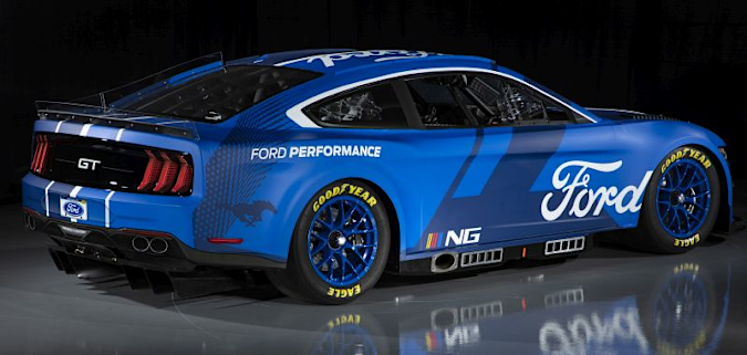 2022 Ford Mustang NASCAR 'Next Gen' car