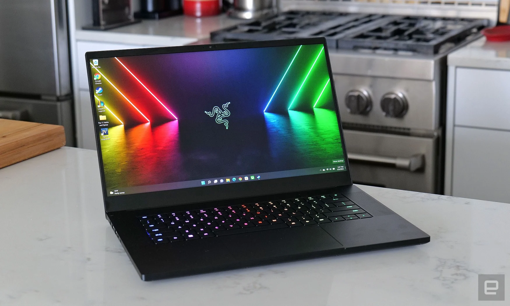 For its 2022 refresh, Razer has added updated components along with a few design tweaks like larger key caps to the Blade 15. 