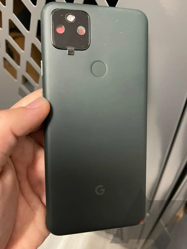 Google Pixel 5a back from leaked parts
