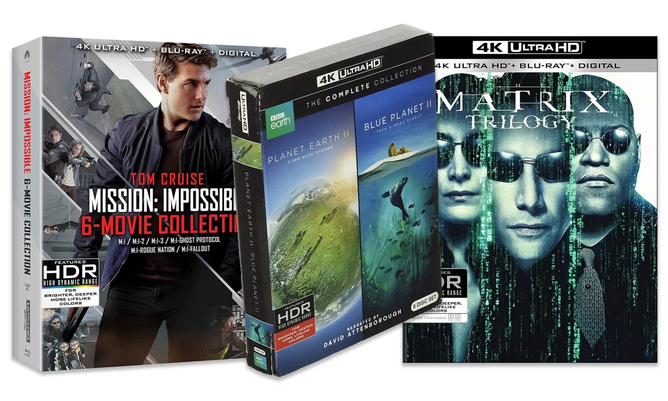 Entradas en la guía de regalos de entretenimiento en el hogar del día del padre de Engadget 2021: The Matrix Trilogy, Planet Earth II y Mission Impossible colección de 6 películas