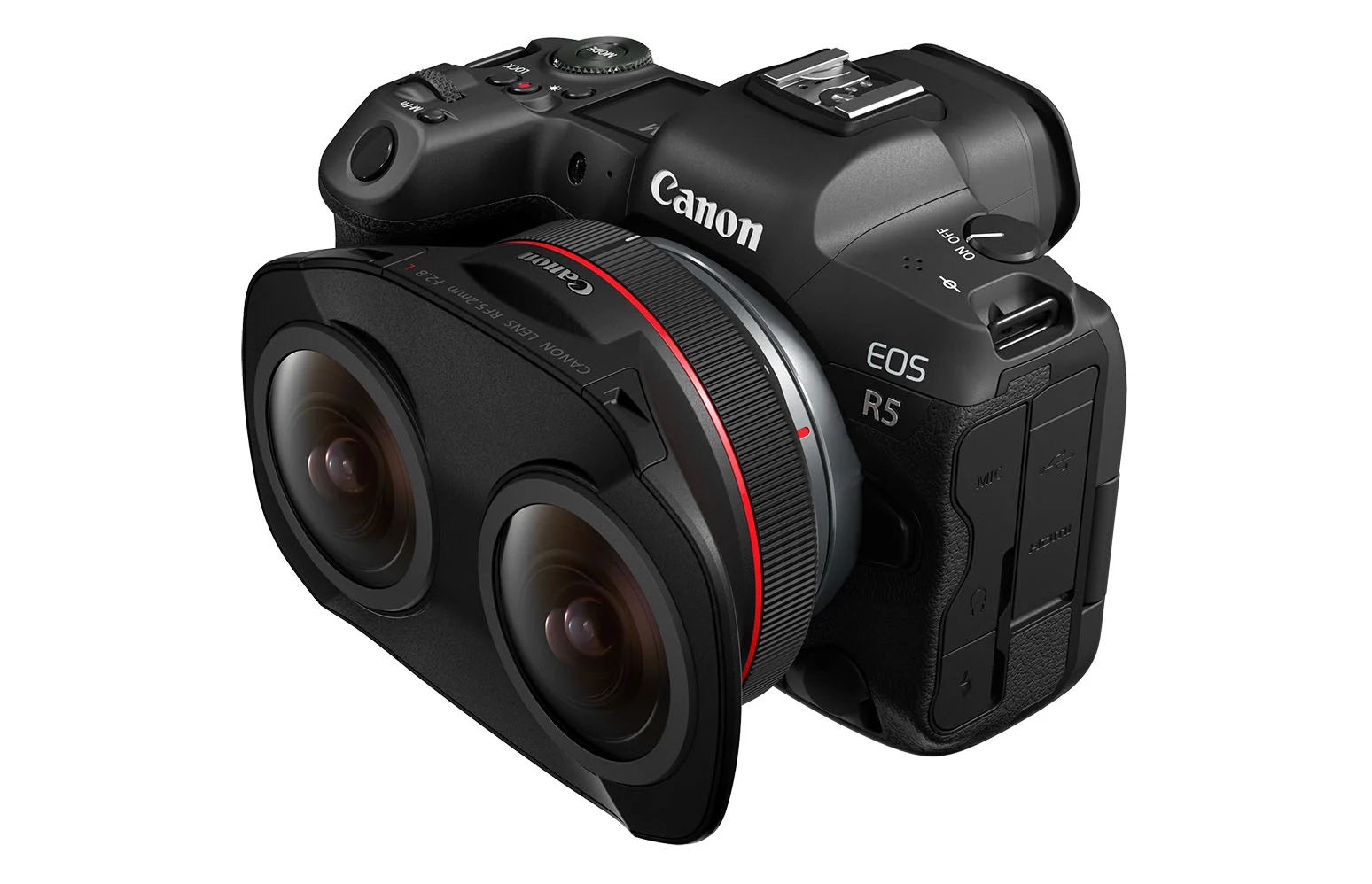 Canon created a dual fisheye lens for its new VR video system