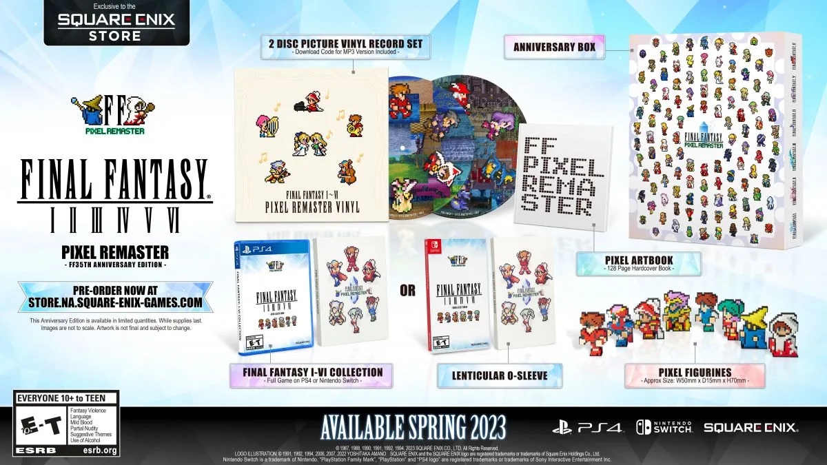 Final Fantasy 'Pixel Remaster' series to and PS4 next | Engadget