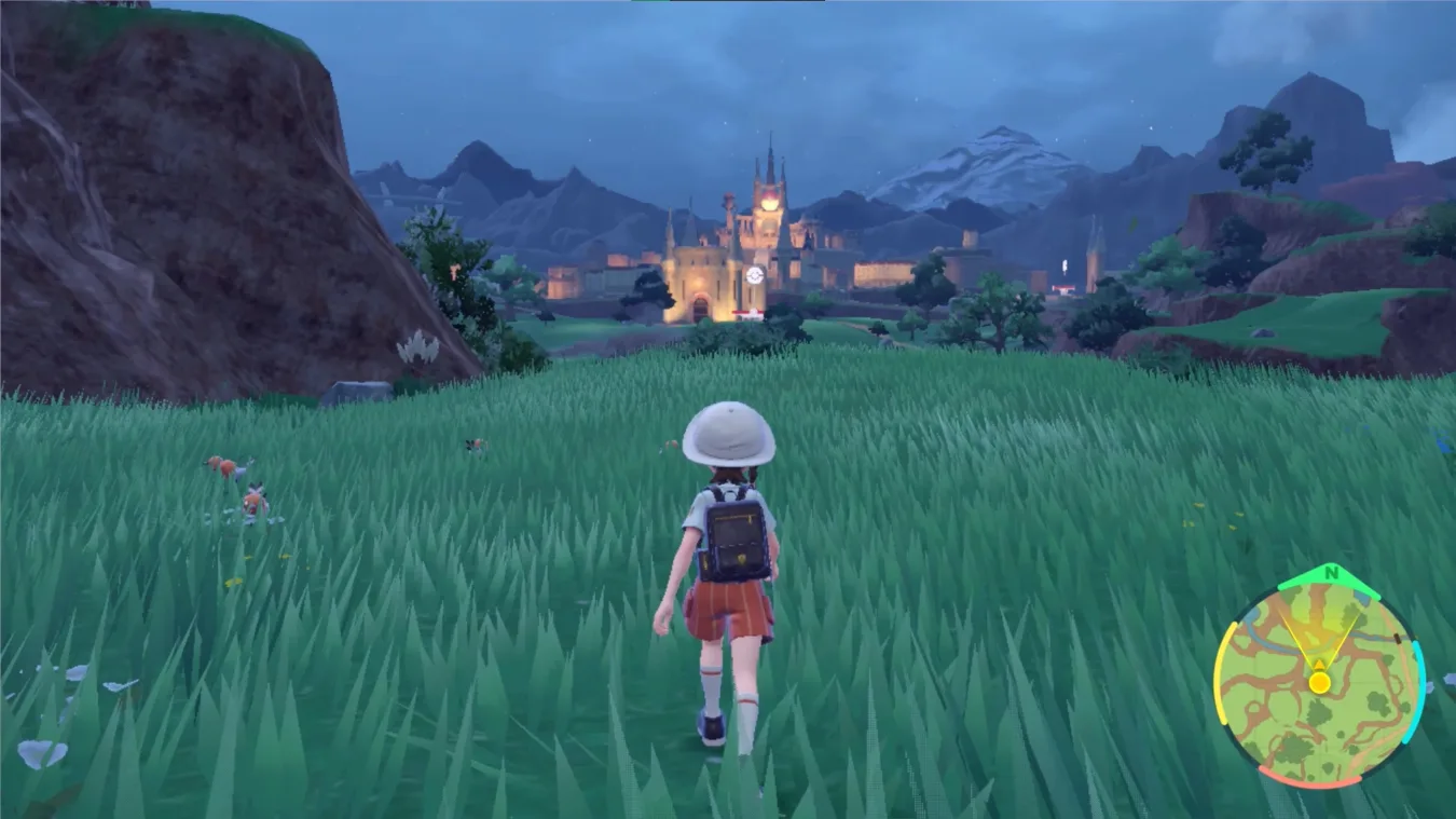 Unlike previous titles, Pokémon Scarlet and Violet feature a full open-world design.
