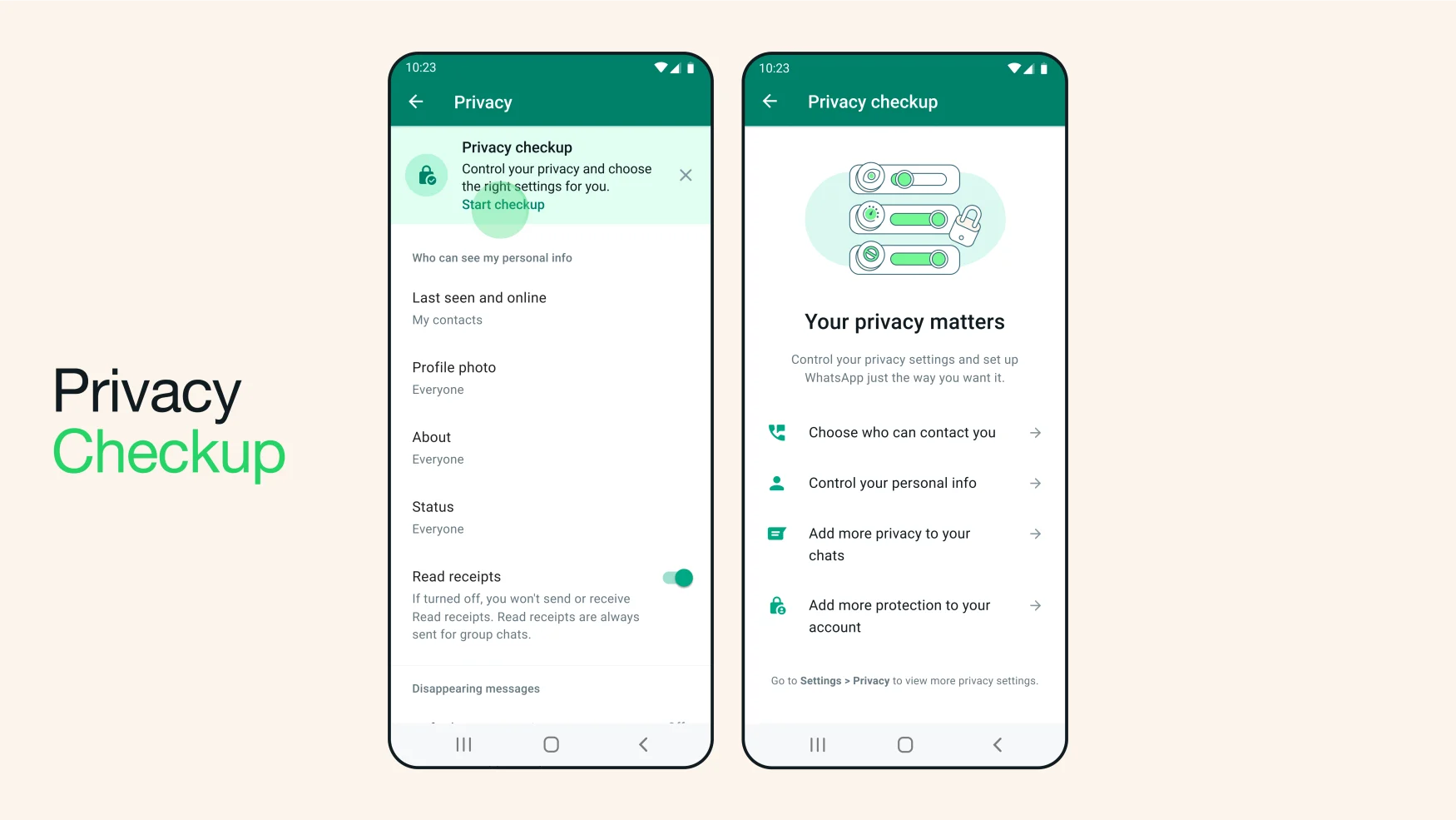 WhatsApp's new privacy features include the silencing of unknown callers