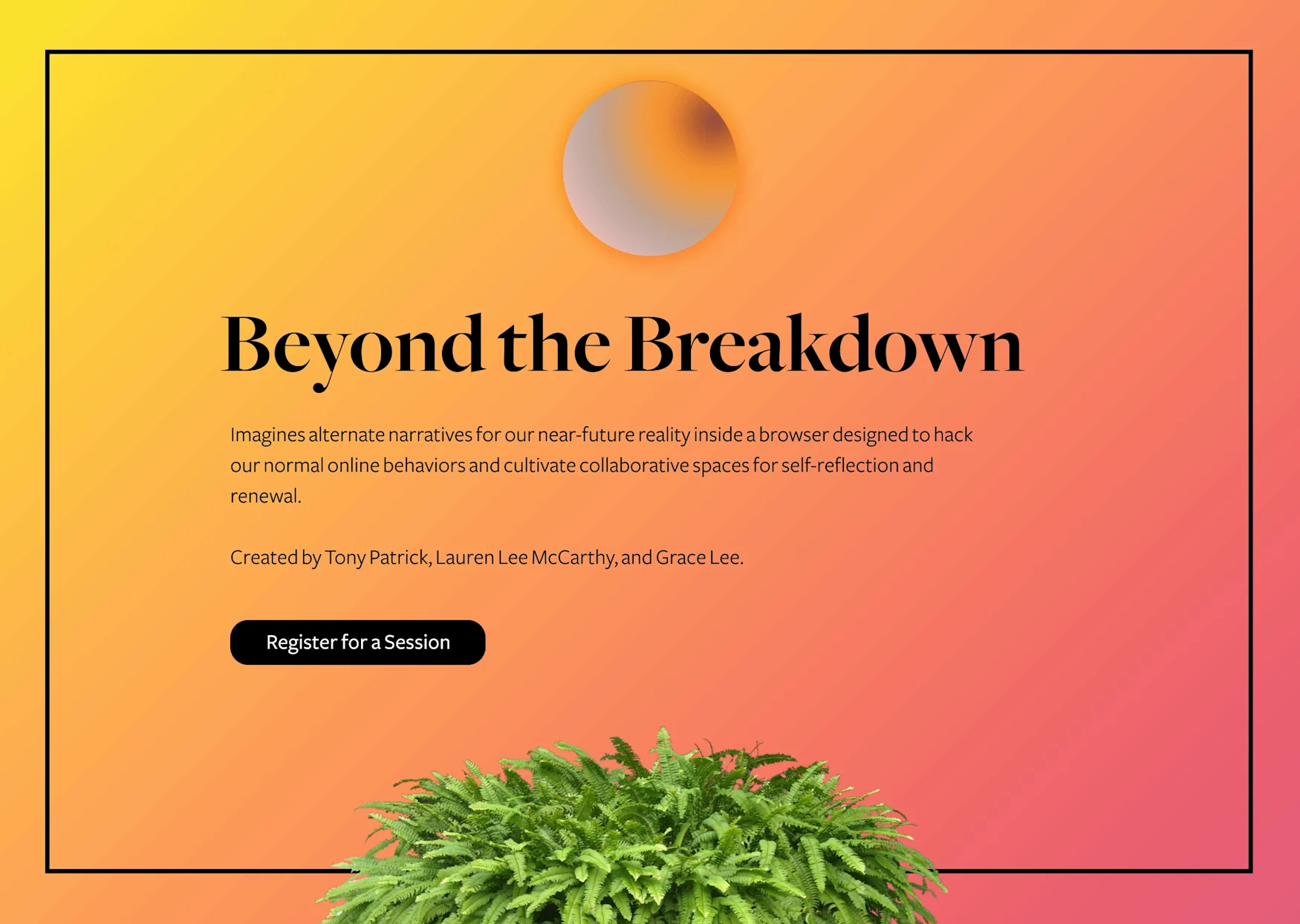 Beyond the Breakdown at Sundance 2021