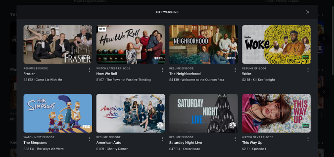 Hulu Keep Watching