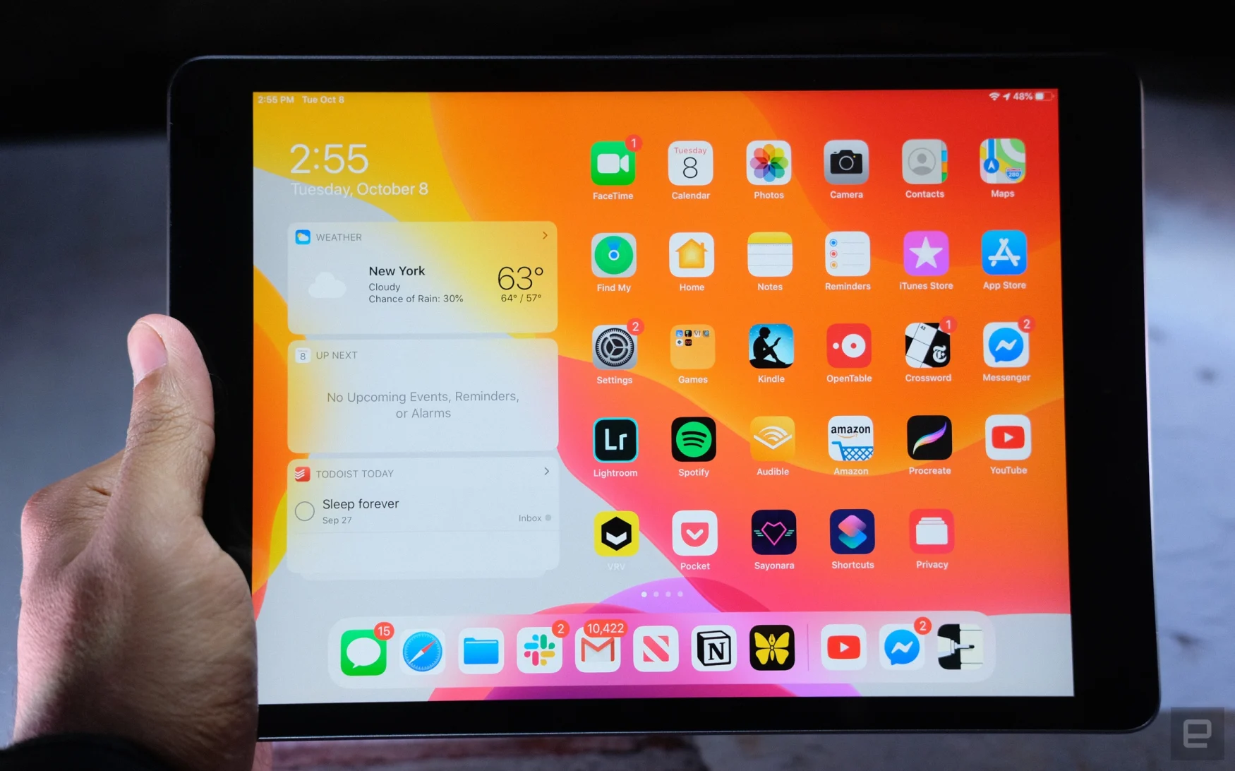 Apple 10.2-inch iPad.
