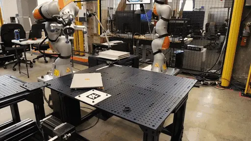 Intrinsic industrial robots use perception, force control and planning to assemble furniture