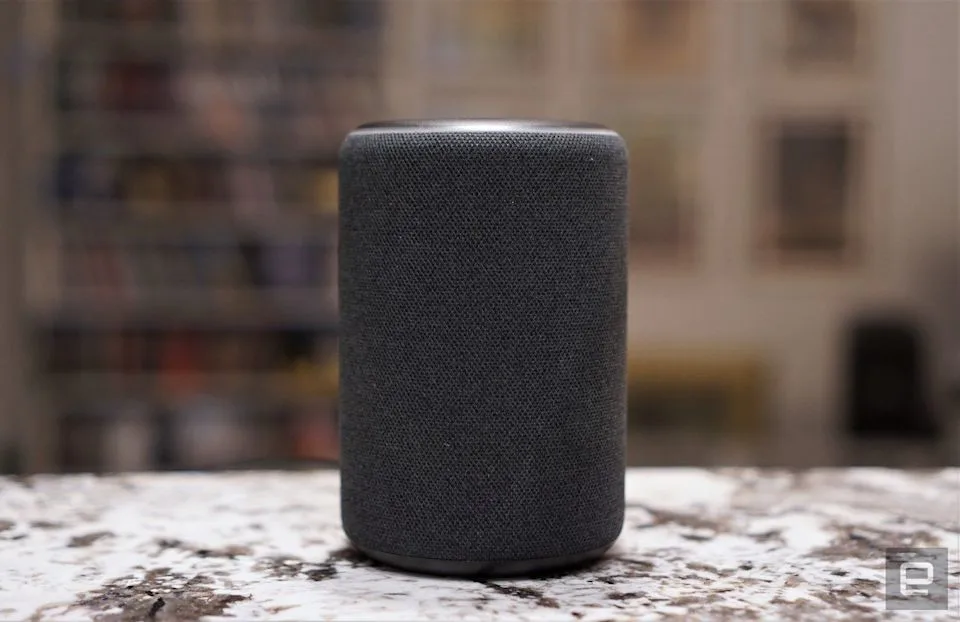 Amazon Echo 3rd gen smart speaker.