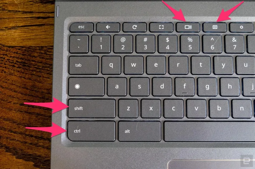 a-photo-of-the-acer-chromebook-spin-713-s-keyboard-with-arrows