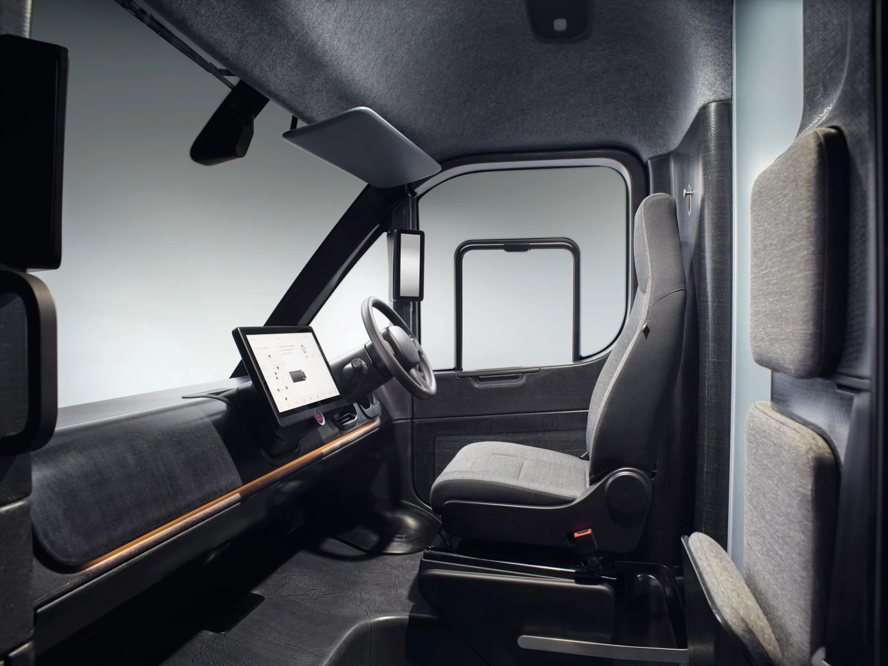 Image of the interior of the Arrival Van