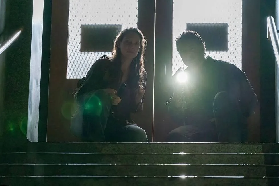Anna Torv and Pedro Pascal in HBO's The Last of Us.