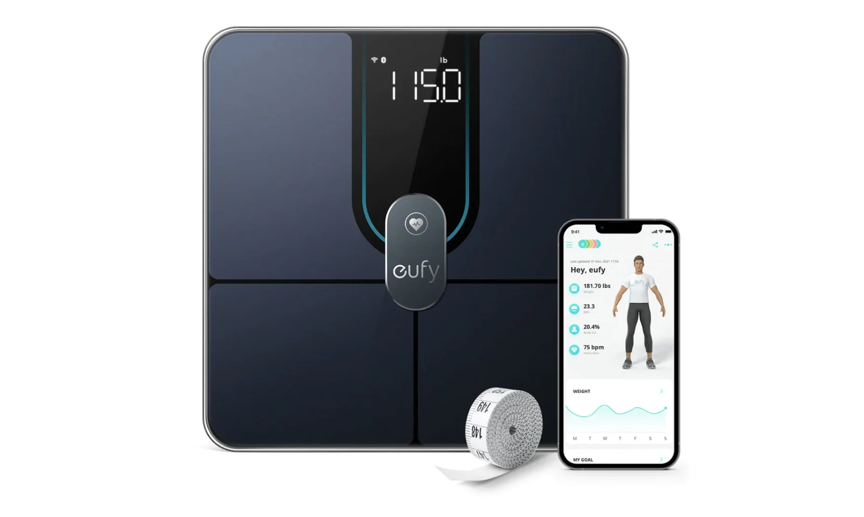 Image of Eufy's P2 Pro smart scale