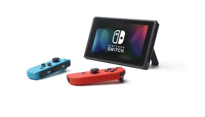 Nintendo Switch w/ Neon Blue & Neon Red Joy-Con + Mario Kart 8 Deluxe