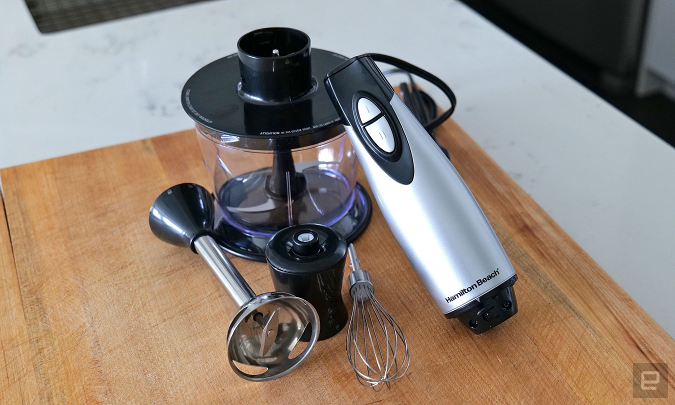 With a price tag of just $35, the Hamilton Beach 2-Speed Hand Blender is simply the best budget immersion blender on the market. 