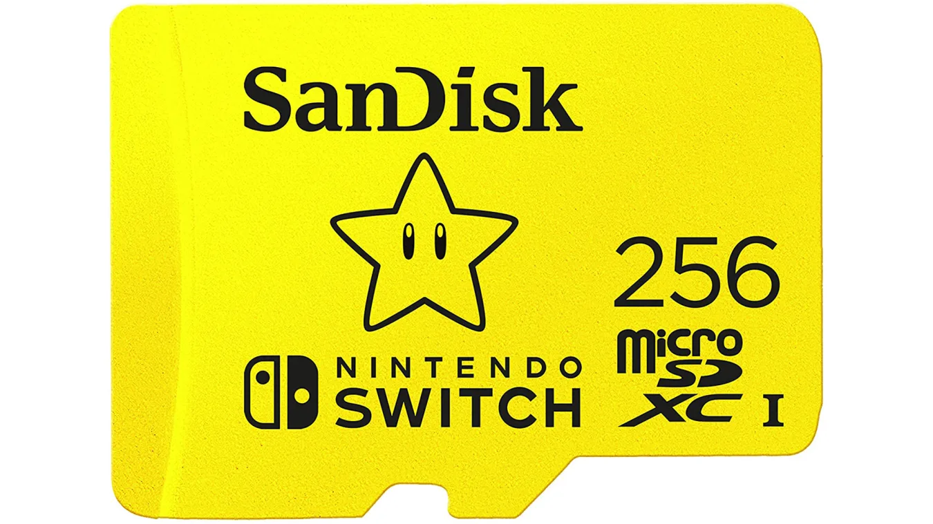 SanDisk Nintendo Switch microSD card