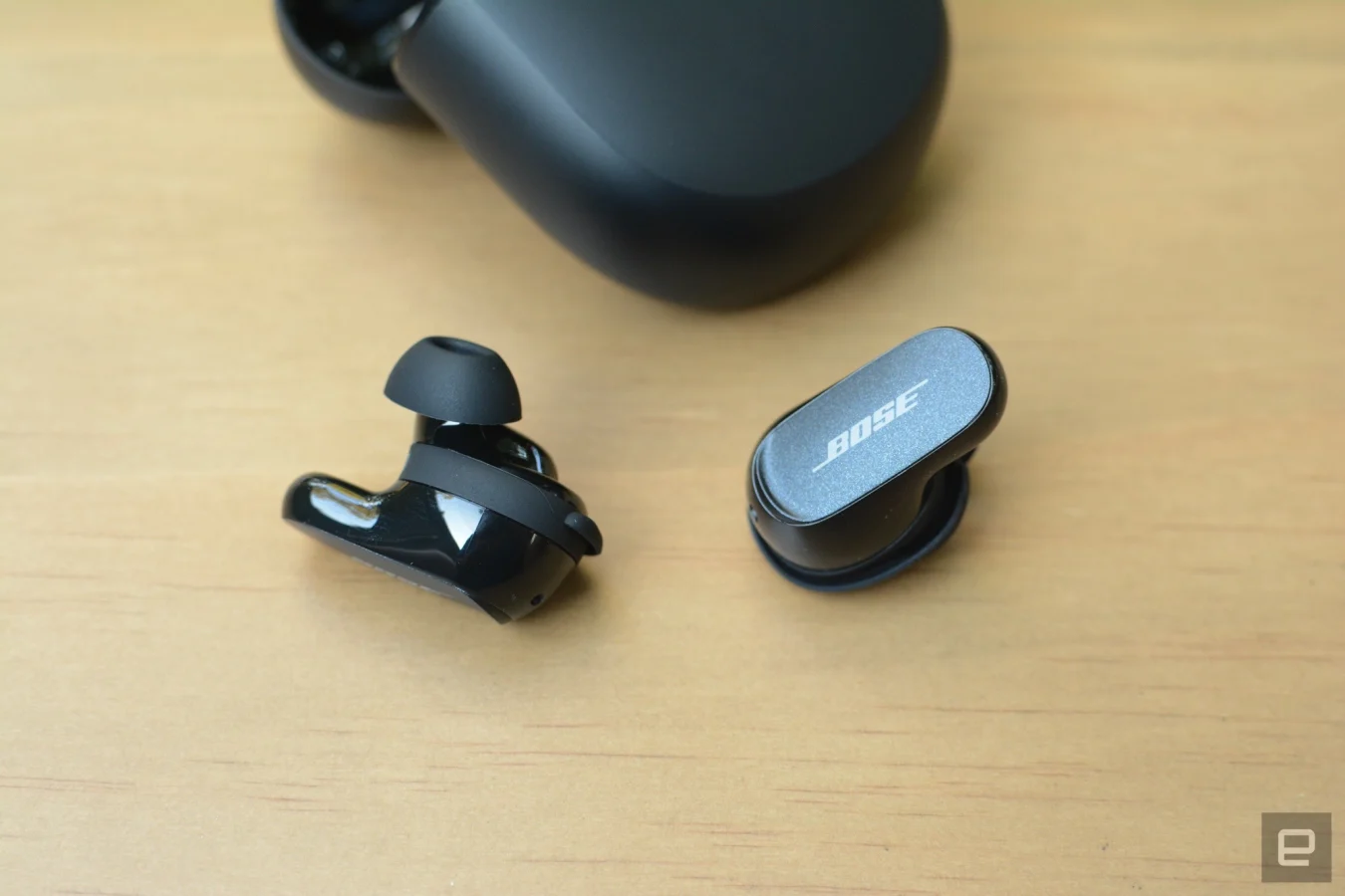 The noise-blocking crown is safe.  Bose has upgraded the level of sound it cancels out on the QuietComfort Earbuds II, canceling out more everyday noise including voices.  Sound quality is also noticeably improved, and the smaller buds provide a more comfortable (and less awkward-looking) fit.  There's still room for further improvement as the company has delivered on basics like multipoint connectivity and wireless charging. 