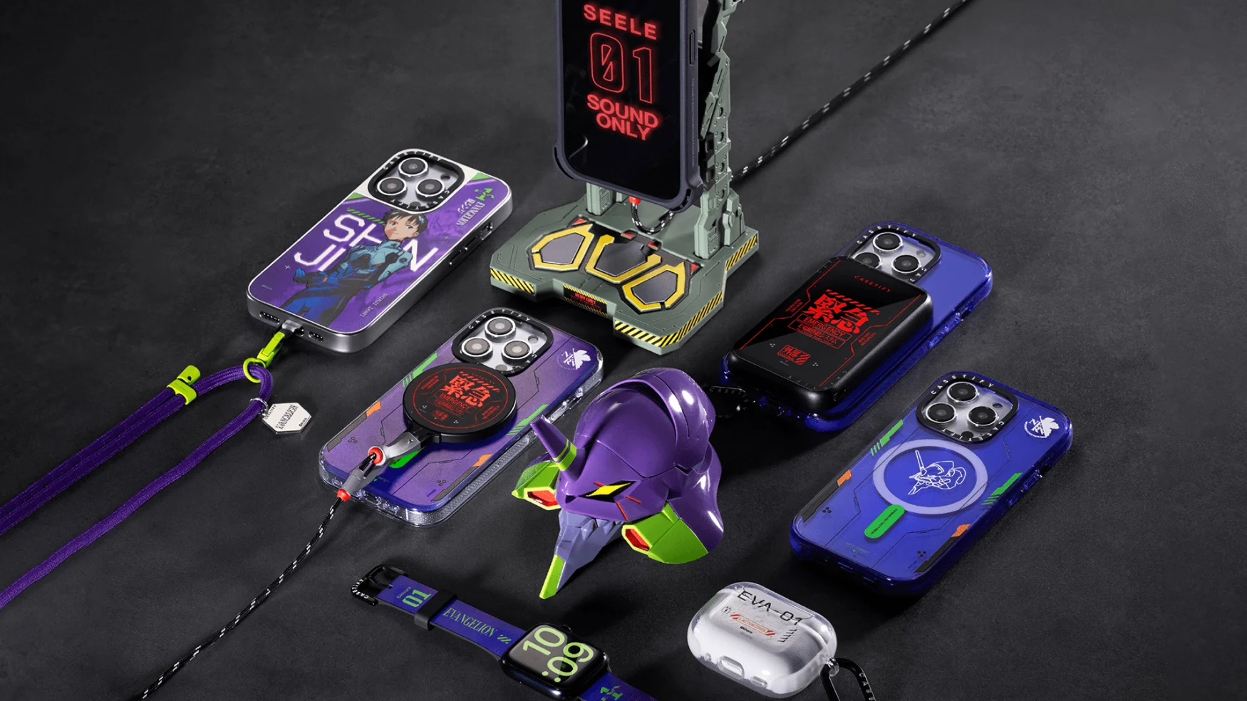 886b26c0 1ceb 11ee bff9 6e0832302aca.cf Casetify’s ‘Evangelion’ series lets you put AirPods in the robot