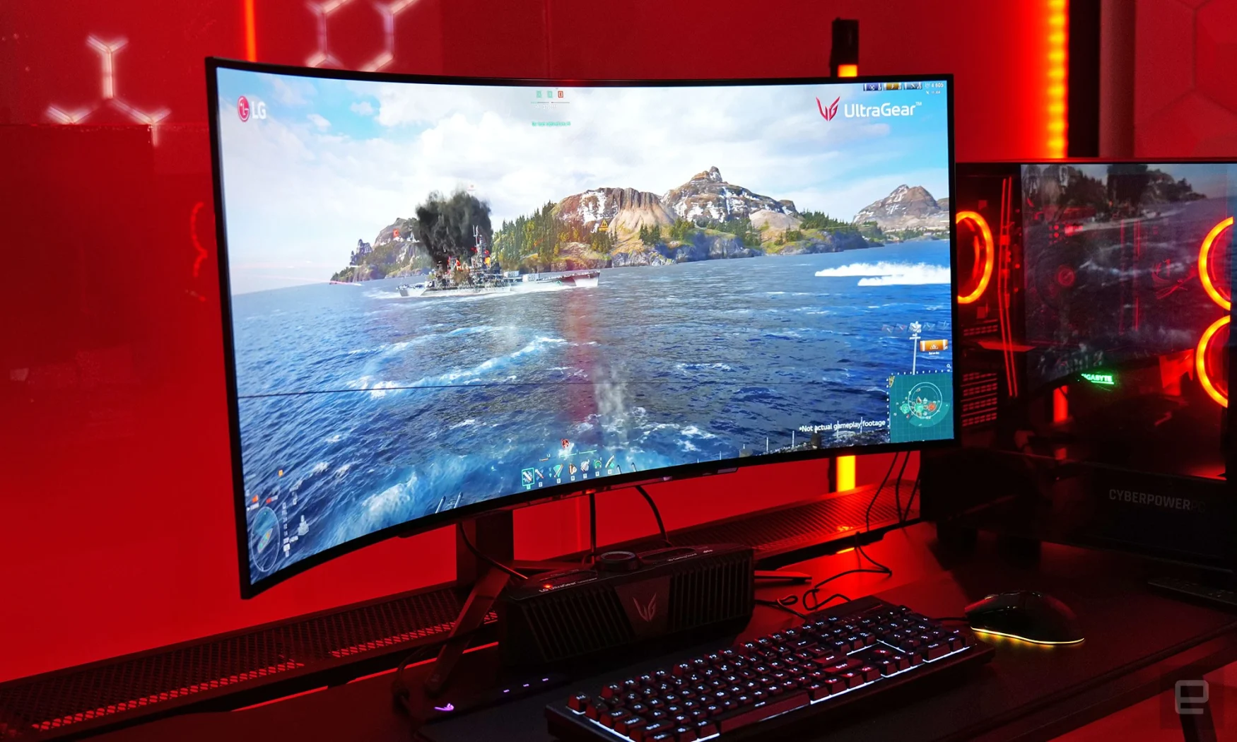 LG's latest 45-inch gaming monitor not only boasts a super-fast 240Hz display, but also features a very curved 800R radius that provides a cocoon-like experience. 