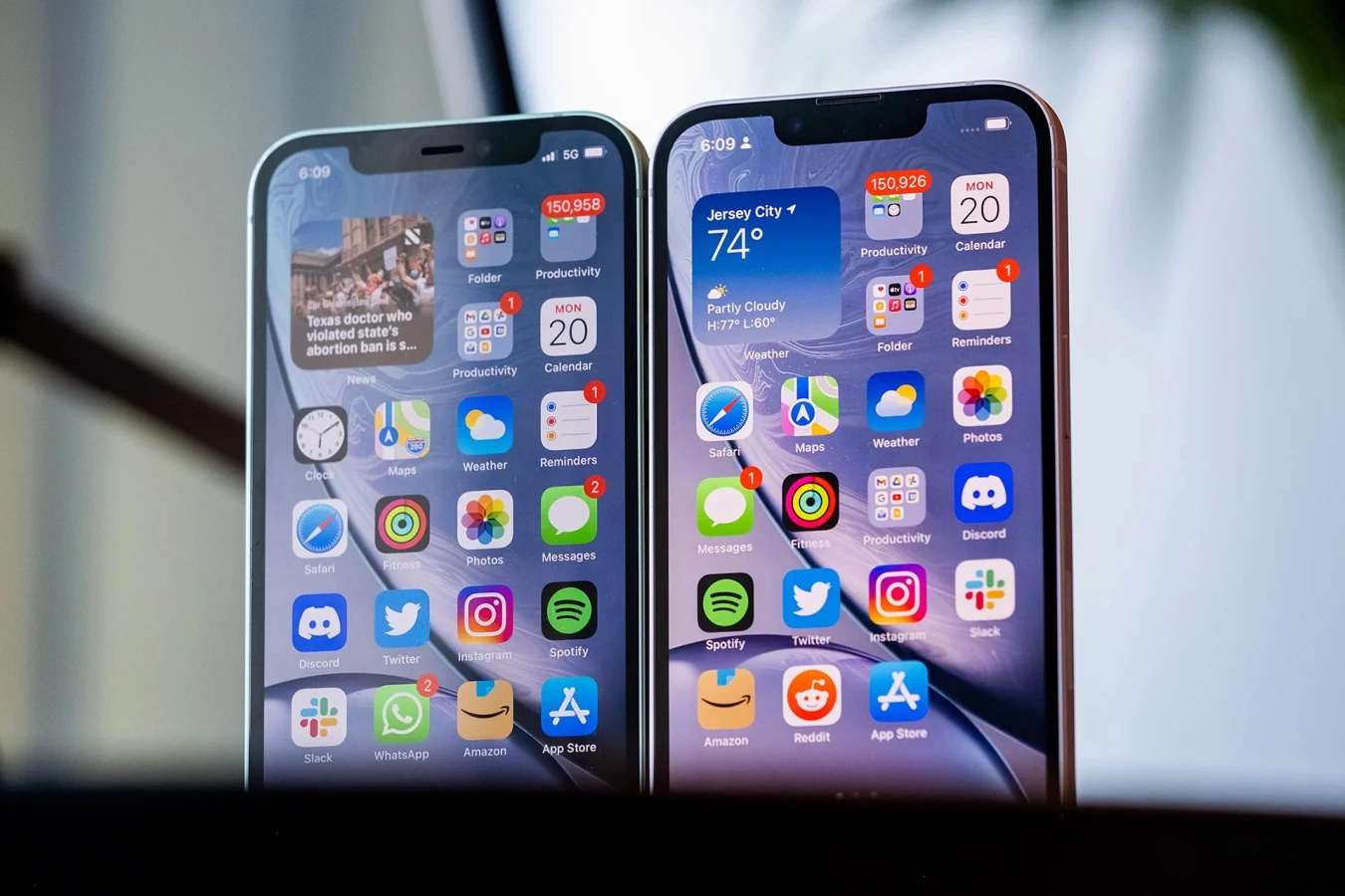 iOS 15 on Apple iPhone 13 and iPhone 12