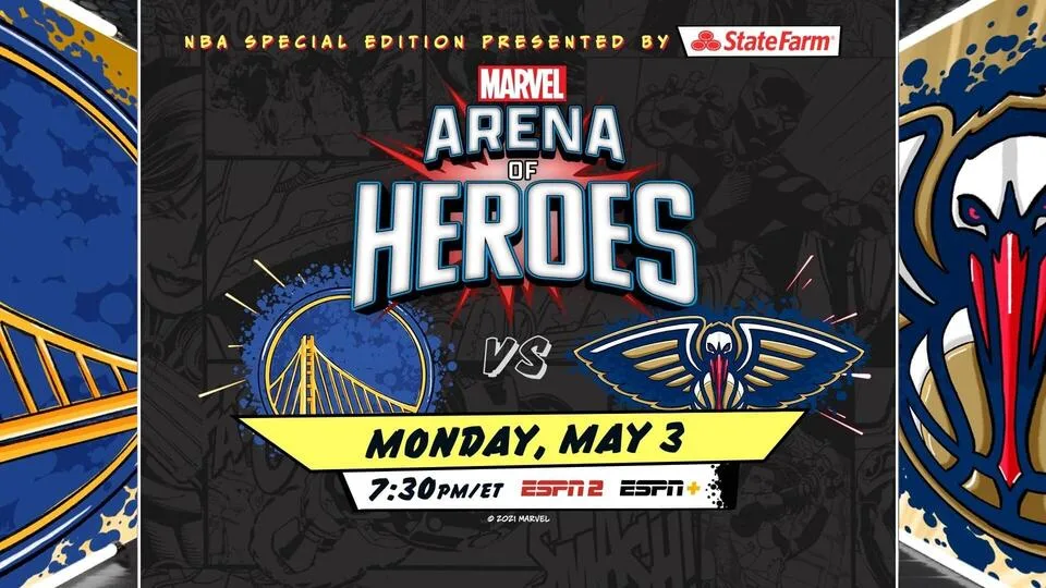 NBA's Marvel-themed Arena of Heroes game