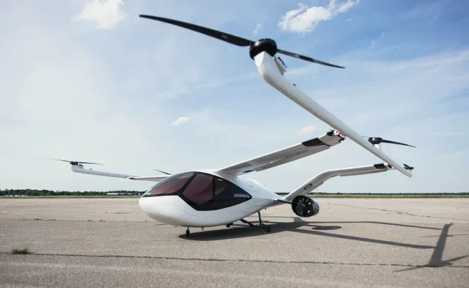 Image of the Volocopter Drone Taxi