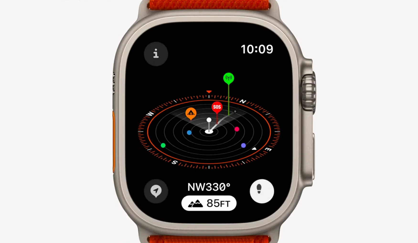 Compass app on watchOS 10