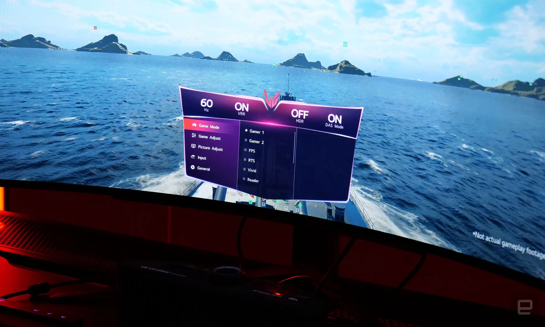 LG's latest gaming monitors also feature a dedicated dashboard for quickly adjusting image settings, viewing display refresh rates and more. 