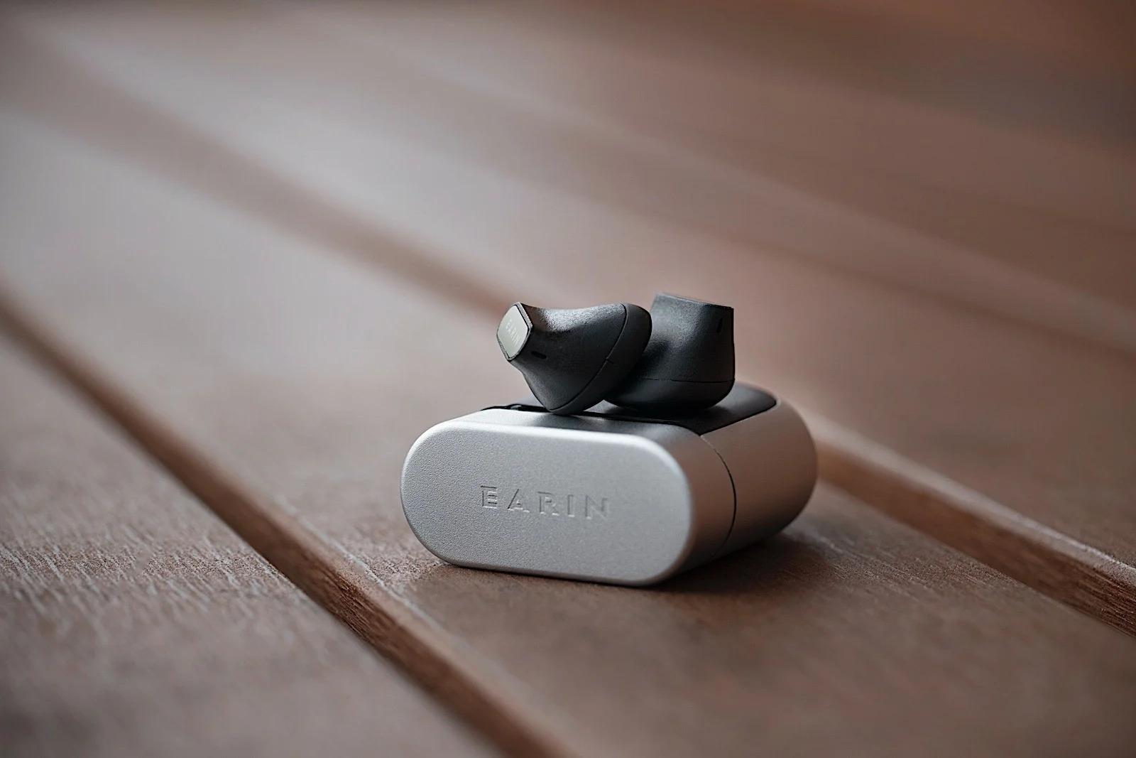 Earin's A-3 true wireless earbuds have an open design with no ear 