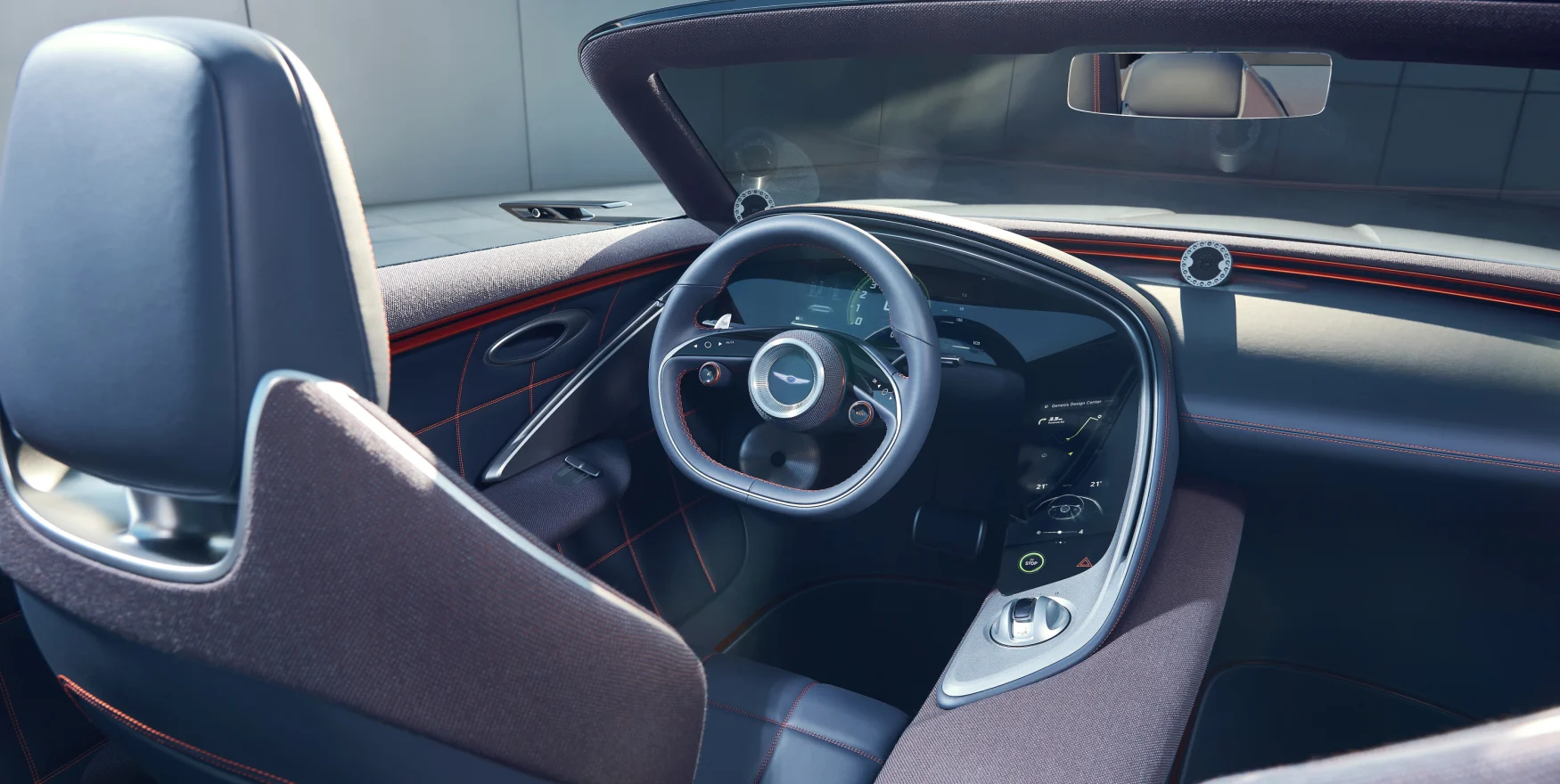 Genesis unveils its sleek X Convertible concept EV