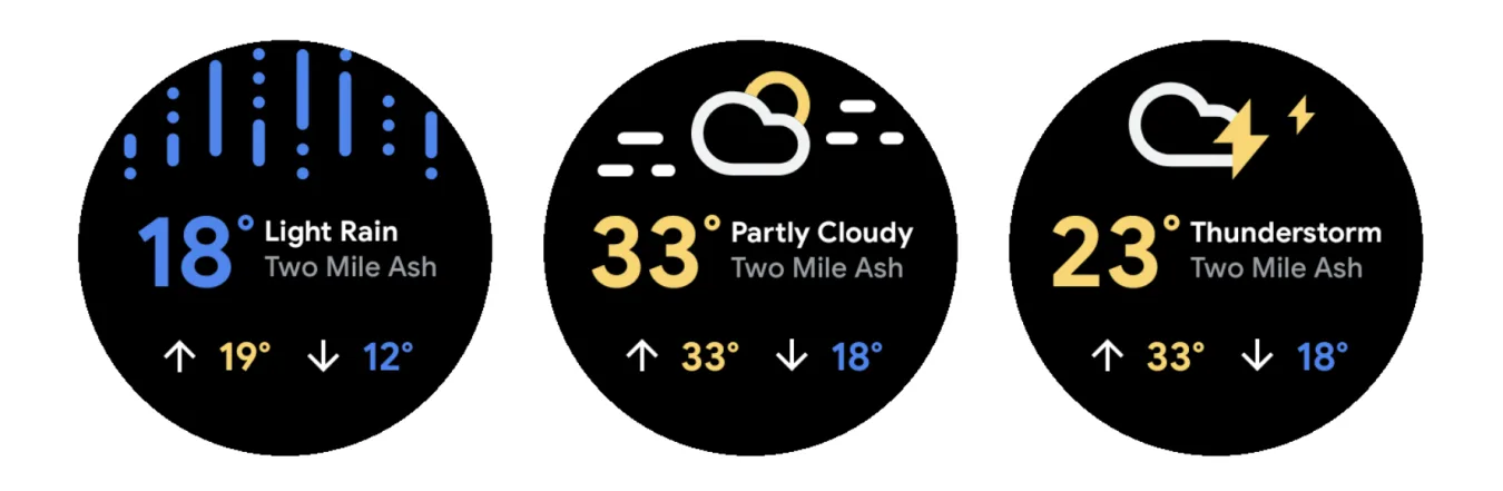 Wear OS updated weather app