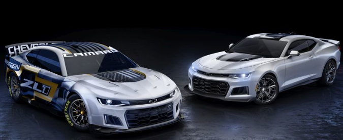 Chevrolet's Performance Design studio worked closely with racing engineering to optimize aerodynamics on the Next Gen Camaro ZL1 race car while incorporating features that undeniably showcase the similarities between the race car and production Camaro ZL1.