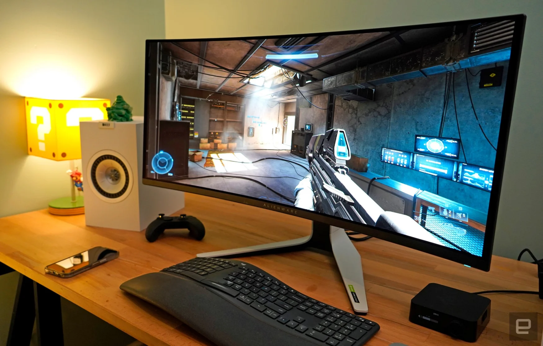 Alienware 34 Curved QD OLED gaming monitor