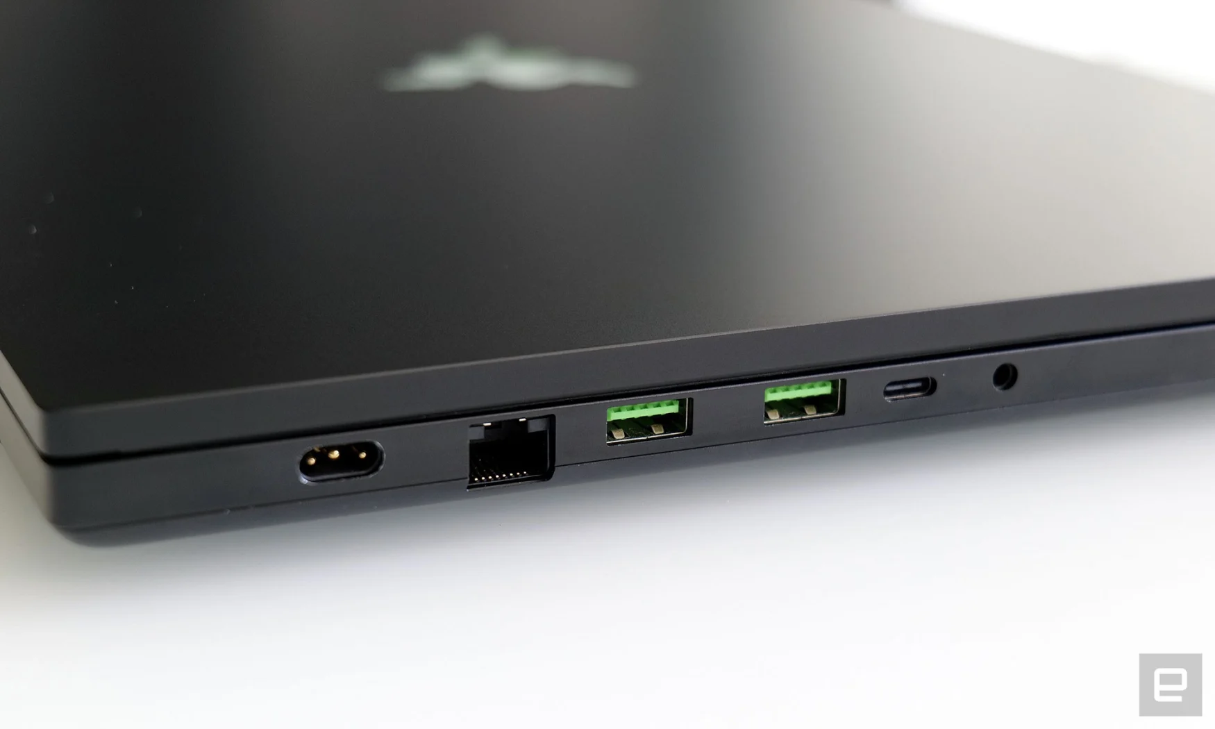 The Blade 18 even comes with an Ethernet jack and multiple USB Type-A and Type-C ports so you don't really need to carry a dongle or dock around. 