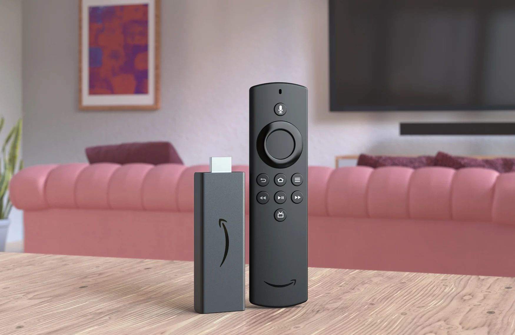 Amazon's Fire TV Stick Lite media streamer.