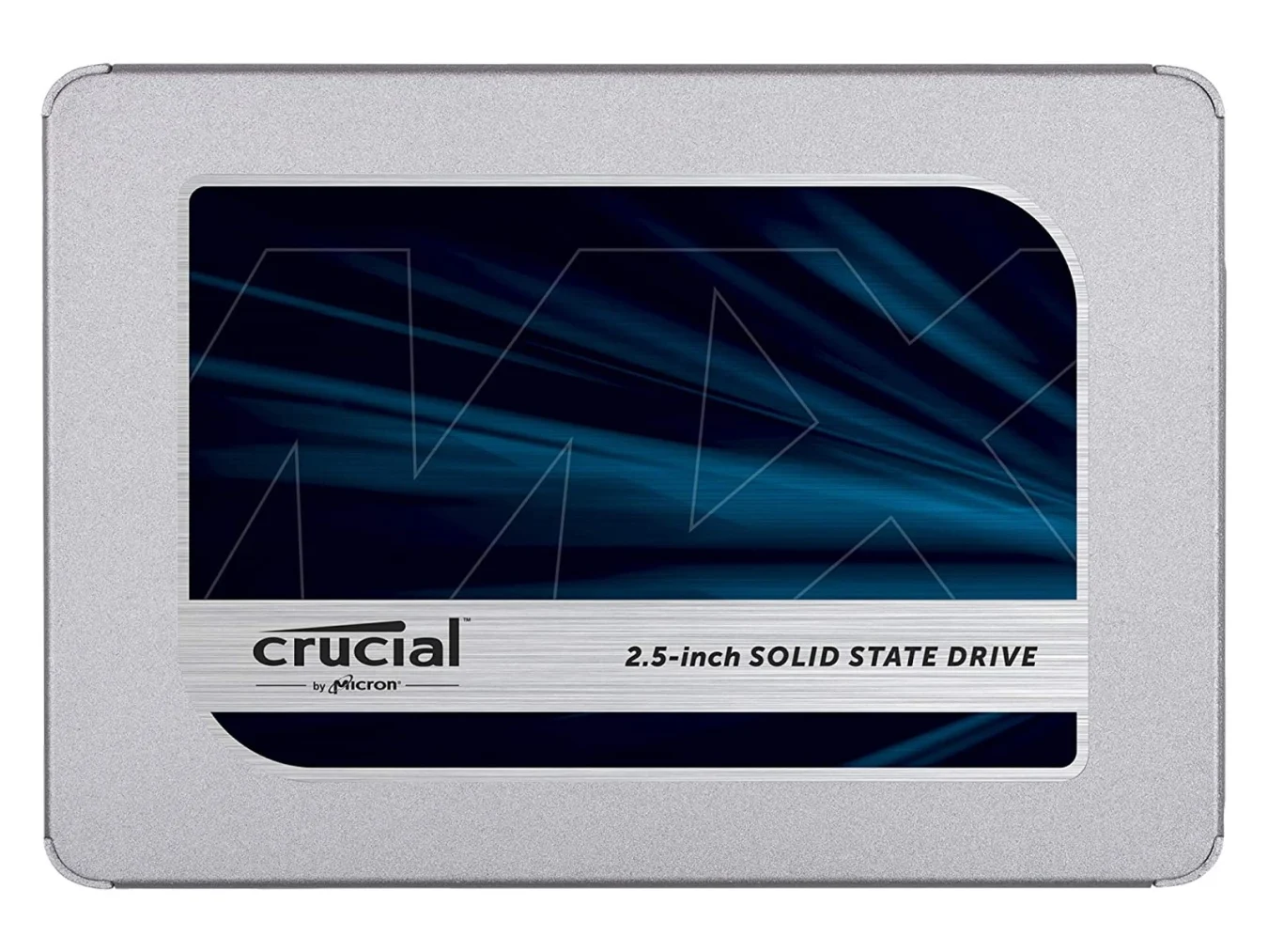 Crucial MX500 . 2.5-inch SATA drive rendering