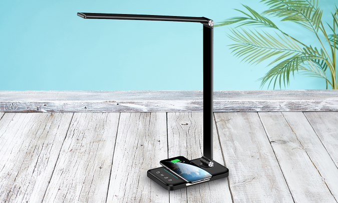 AFROG Multifunctional LED Desk Lamp with Wireless Charger