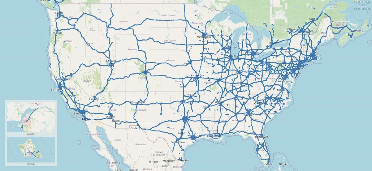 ford blue cruise coverage map of the united states
