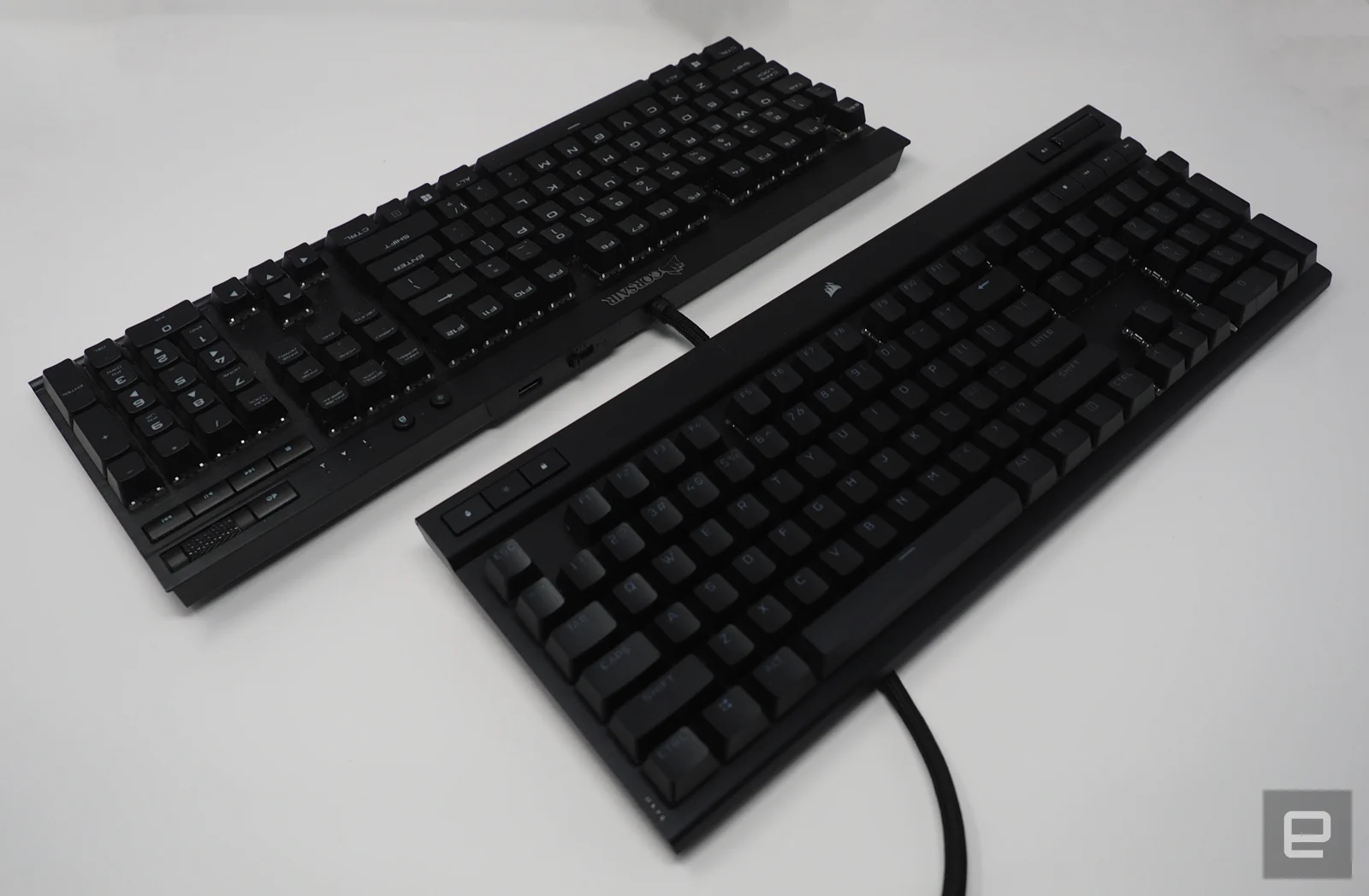 Old K70 on the left, new K70 on the right