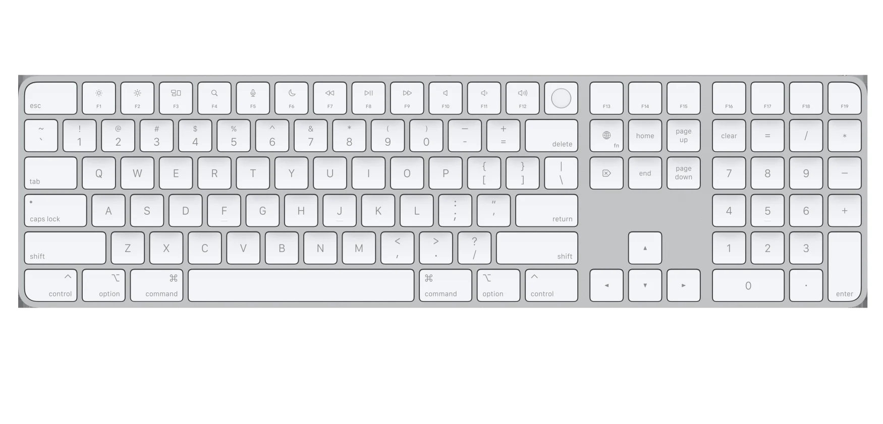 Apple Magic Keyboard with Touch ID and Number Pad