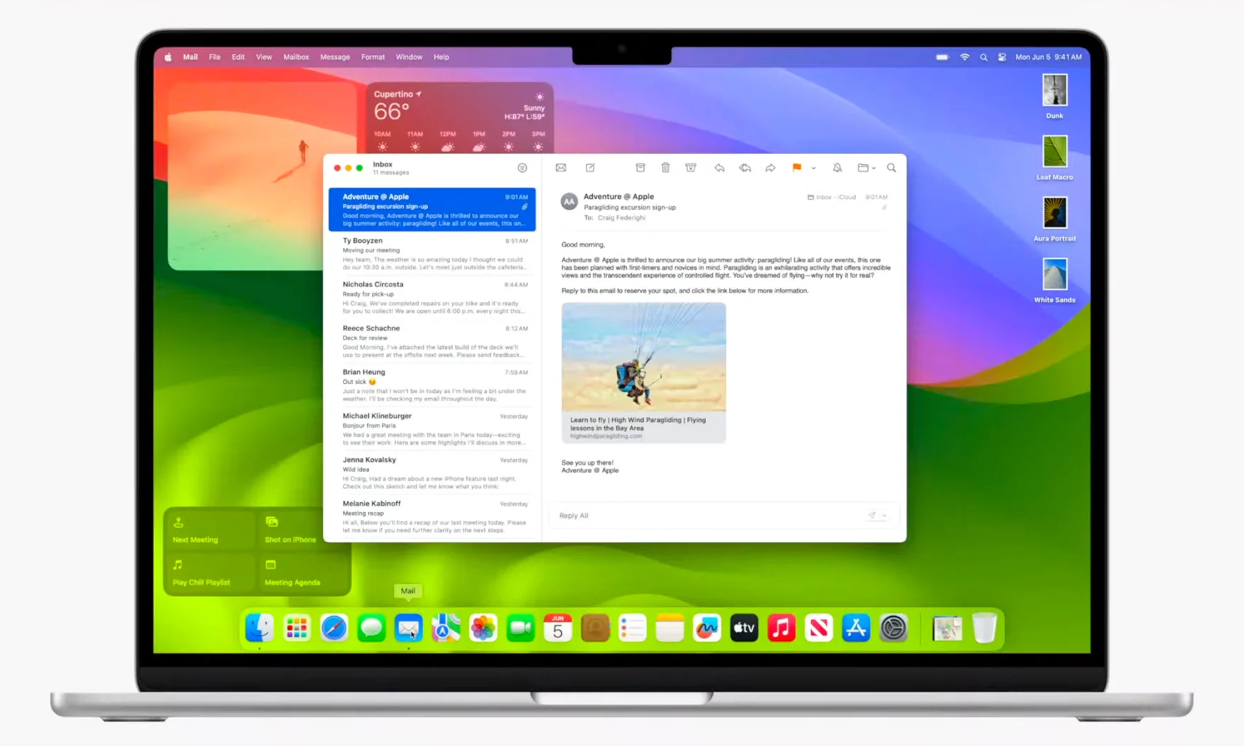 Apple WWDC 2023: macOS Sonoma porta i widget sul desktop