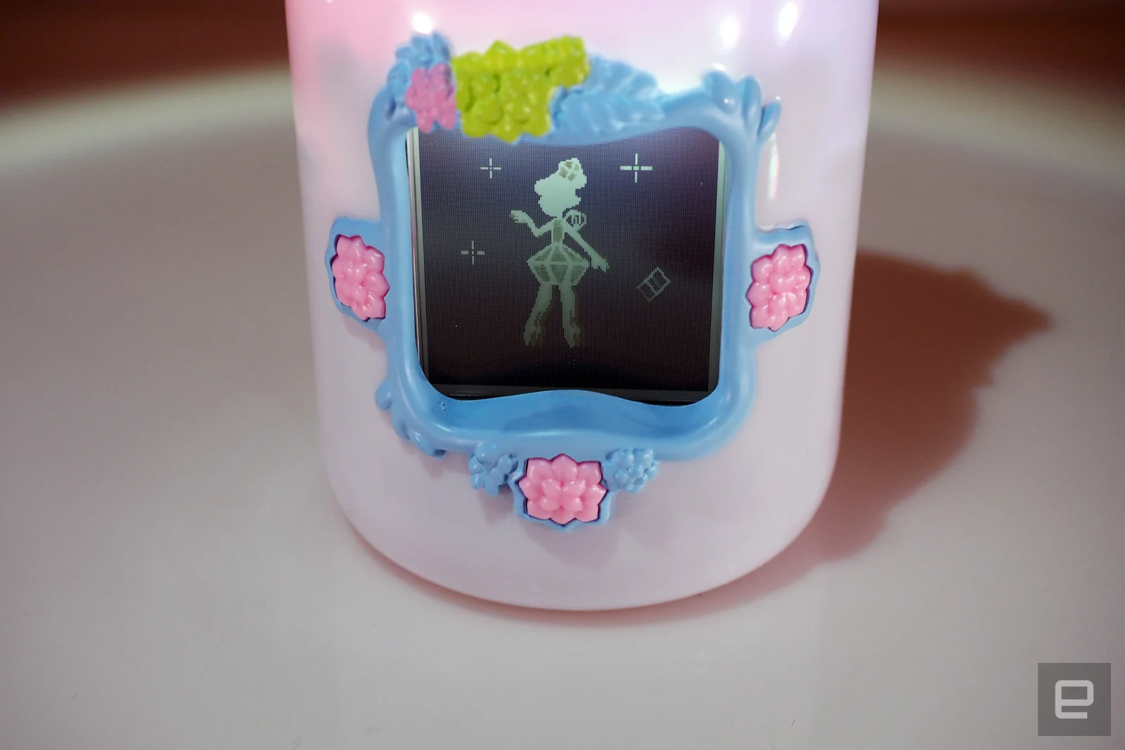Gem fairy on black field