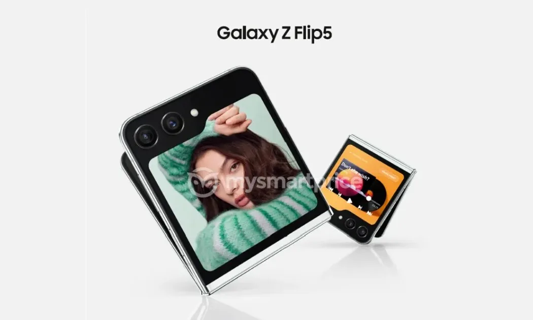 Rendering di Galaxy Z Flip 5
