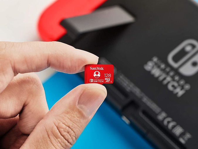 SanDisk 128GB microSD card Nintendo Switch