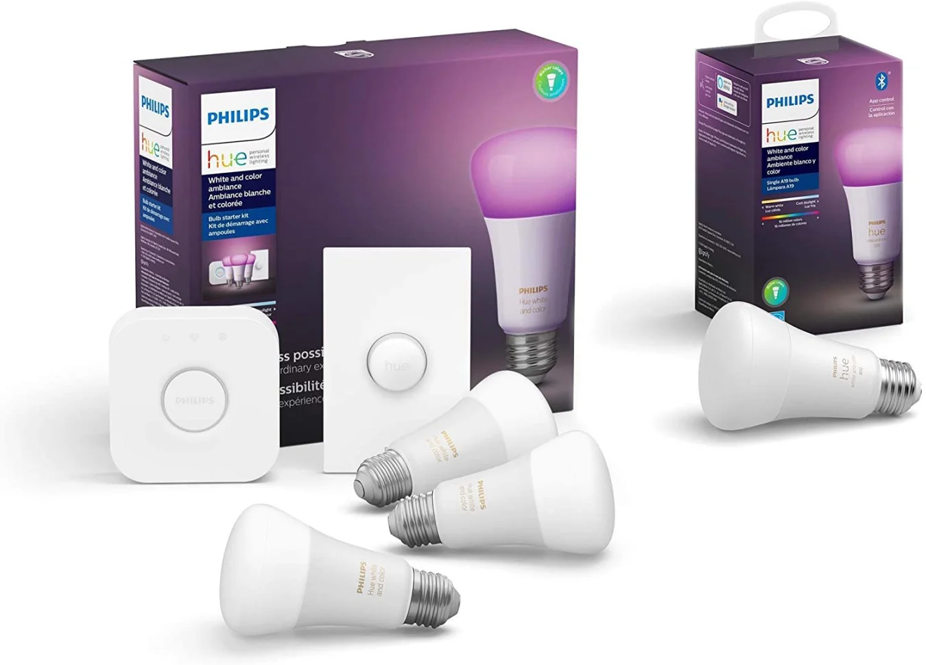 Philips Hue smart light bulbs