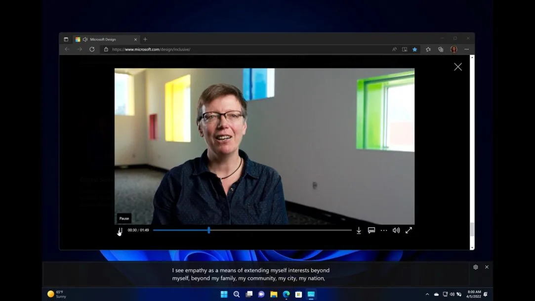 Microsoft đã nâng cấp cuộc gọi video toàn hệ thống trên Windows 11, mang đến cho bạn những trải nghiệm tuyệt vời hơn. Với chất lượng hình ảnh và âm thanh tốt nhất, bạn có thể thoải mái nói chuyện với đối tác, người thân và bạn bè mà không gặp bất kỳ trở ngại gì. Hãy xem hình và đắm chìm trong thế giới mới của Windows 11 ngay bây giờ.